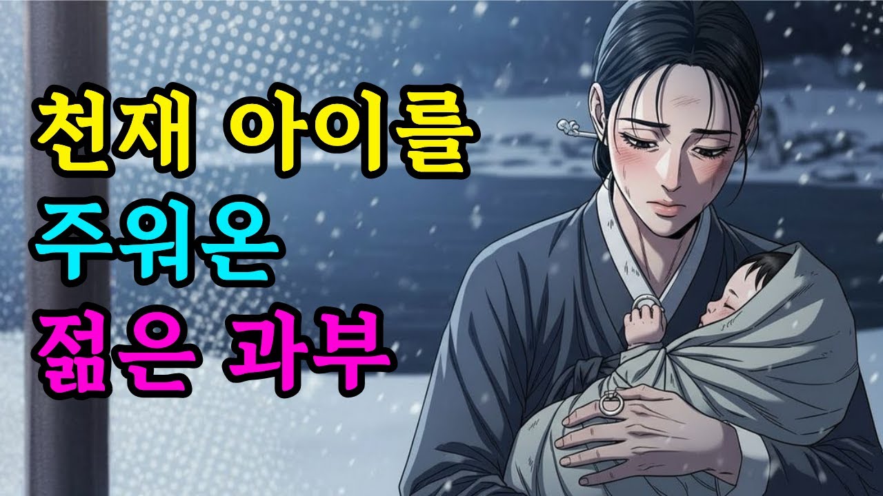 눈밭에 버려진 아기를 주워 기른 젊은 과부, 20년뒤 밝혀진 아이의 정체는? | 오디오북 야담 옛날이야기 전설 설화 민화