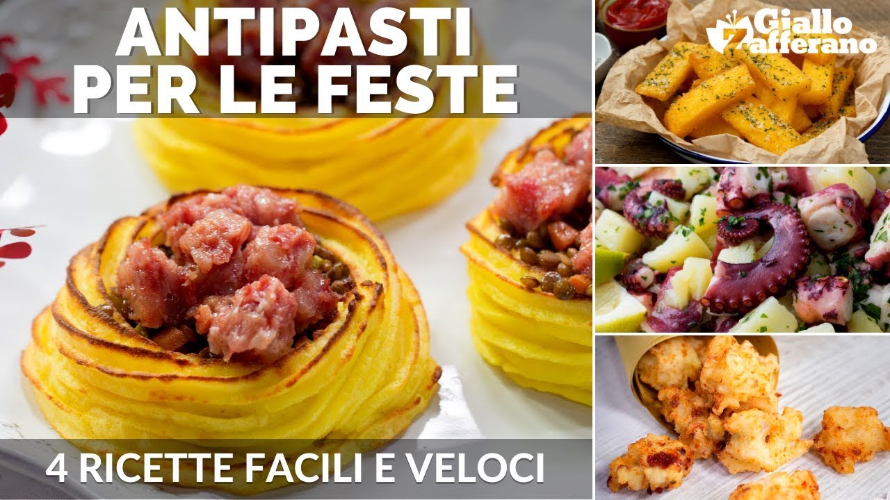 ANTIPASTI PER NATALE: 4 IDEE FACILI E VELOCI