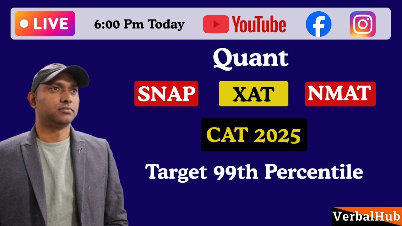 CAT 2025 Quant Strategy LIVE | How to Crack Quant Section Smartly!