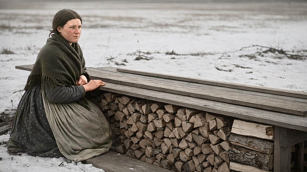 Expulsada a los 16, hizo un refugio subterráneo por $10 y mantuvo la leña seca todo el invierno