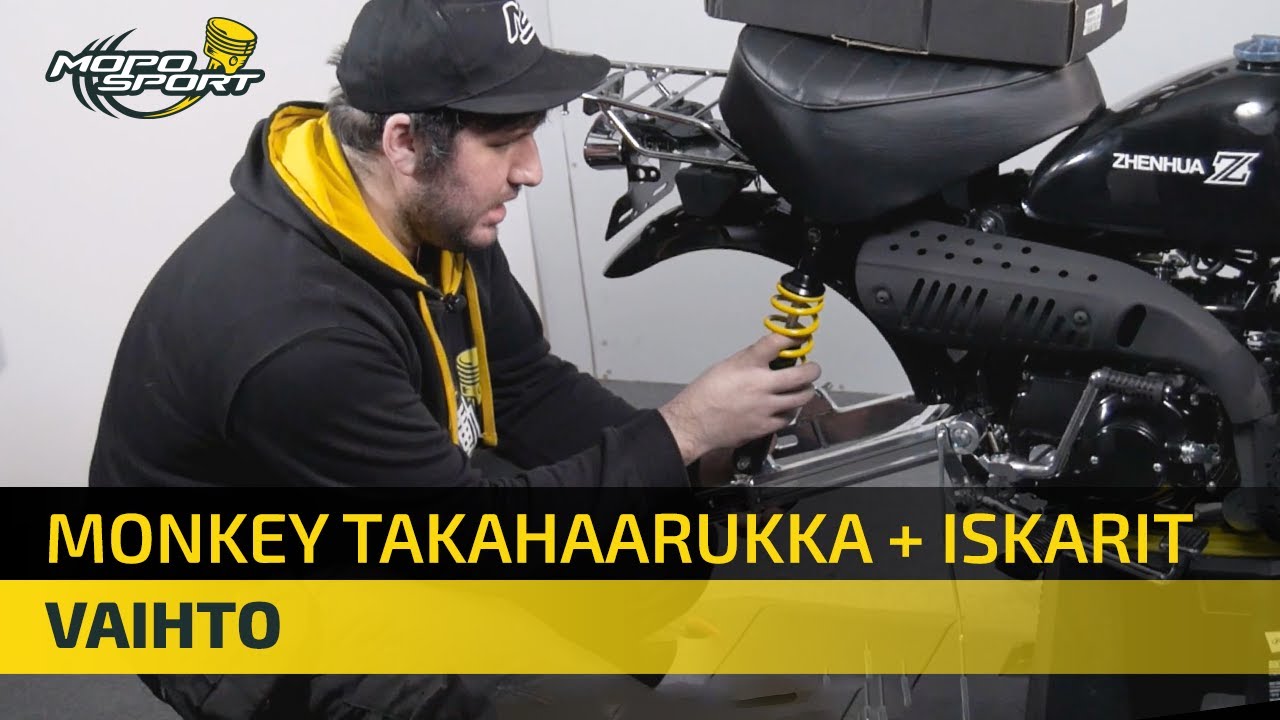 Monkey takahaarukan ja iskarien vaihto