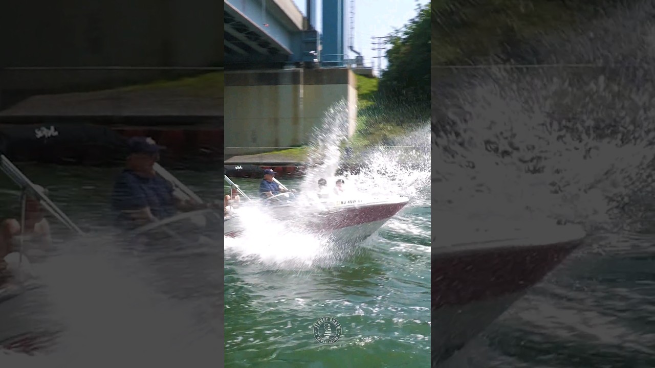 BOW RIDERS GET A MOUTHFUL OF CANAL WATER! 😂 | Jersey Boats