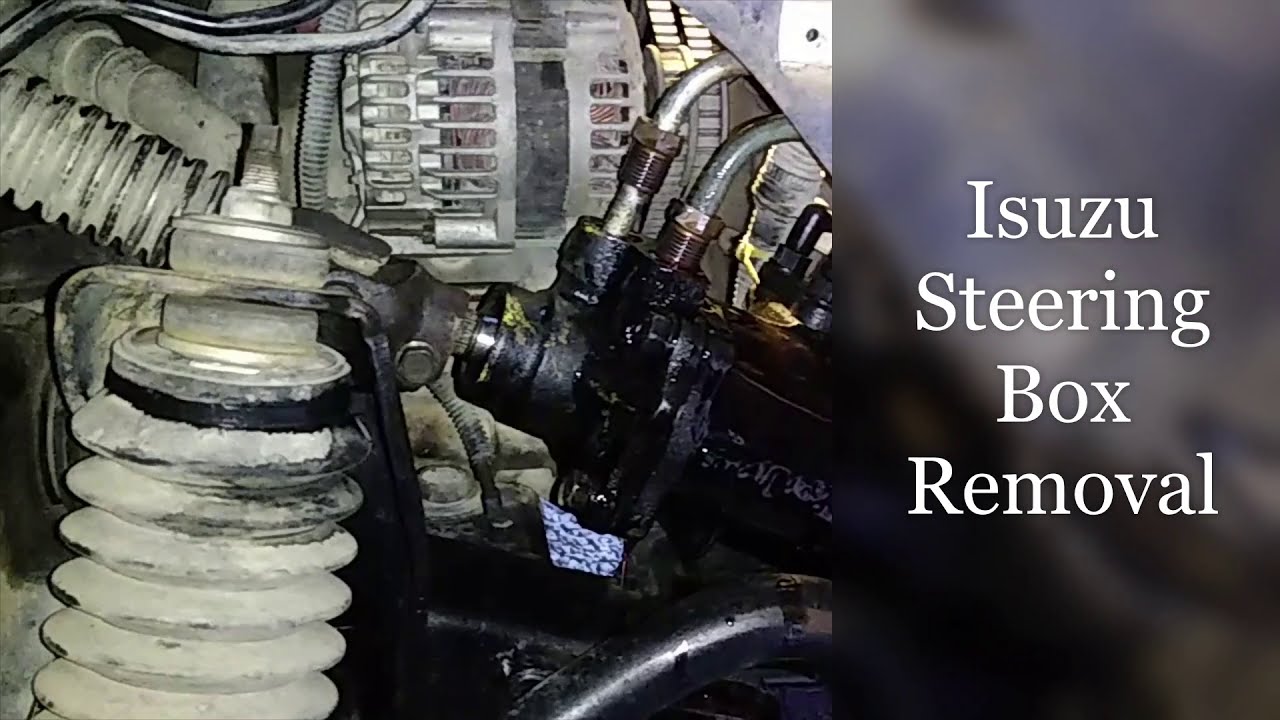 Steerbox removal Isuzu Jackaroo Bighorn