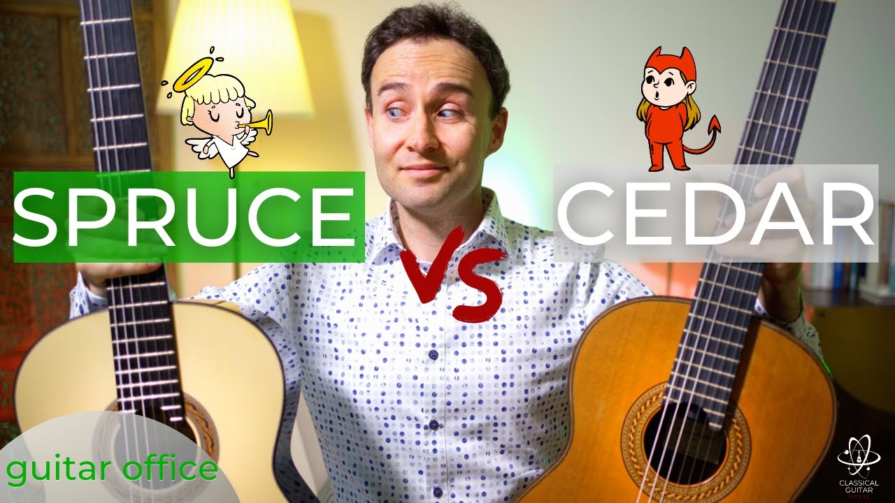 CEDAR vs SPRUCE classical guitar top - How big the difference can be?