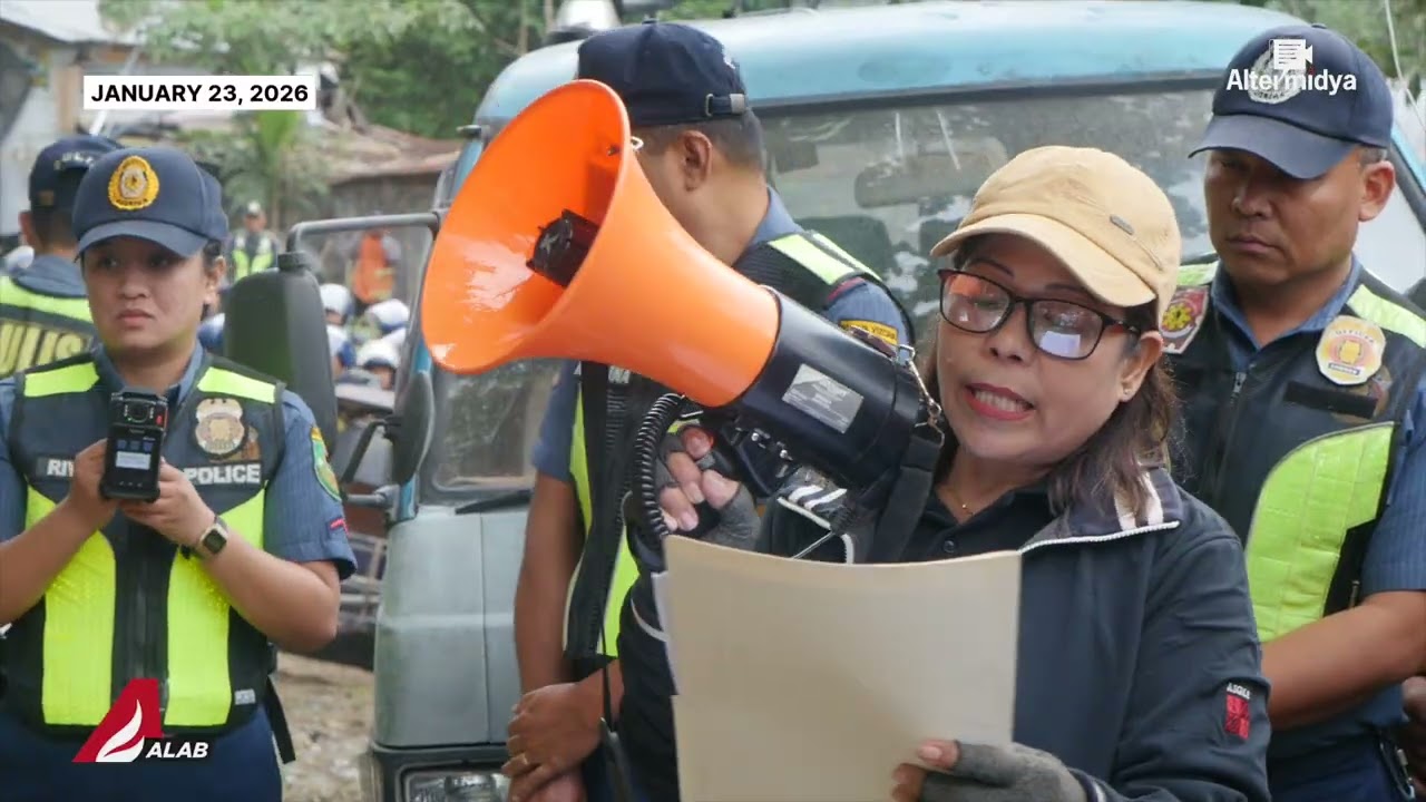 Pagbuwag sa barikada kontra mina sa Dupax del Norte (ALAB Newscast)