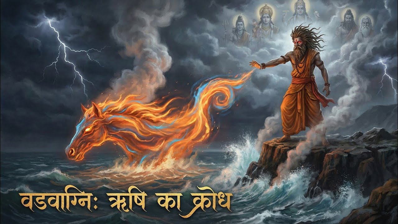 ऋषि और्व और वडवाग्नि समुद्र के अंदर आज भी जल रही है यह रहस्यमयी आग! #Vadavagni #Mystery  #RishiAurva