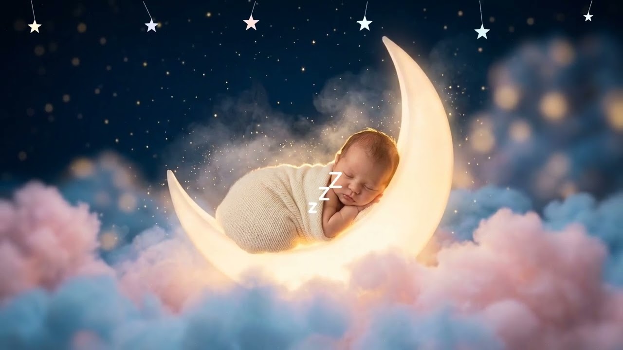 🌙 Baby Sleep Rain Therapy 🌧️ Calming Lullaby Music ☔
