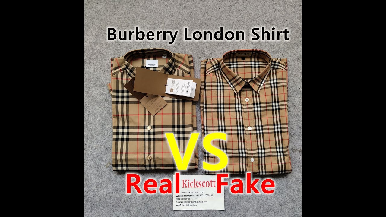 Real vs Fake Burberry Shirt  How to Spot Counterfeit Burberry Shirts