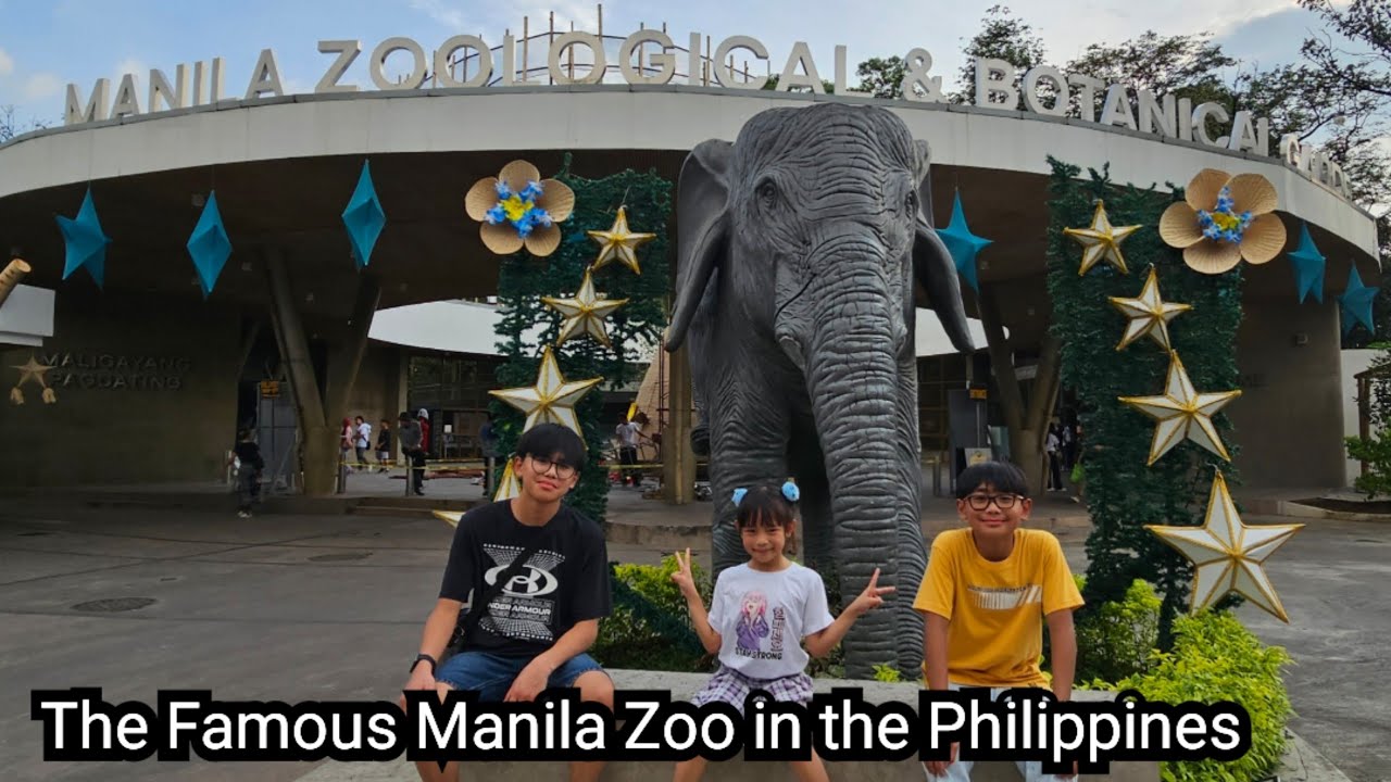 The new and modern Manila Zoo in the Philippines 