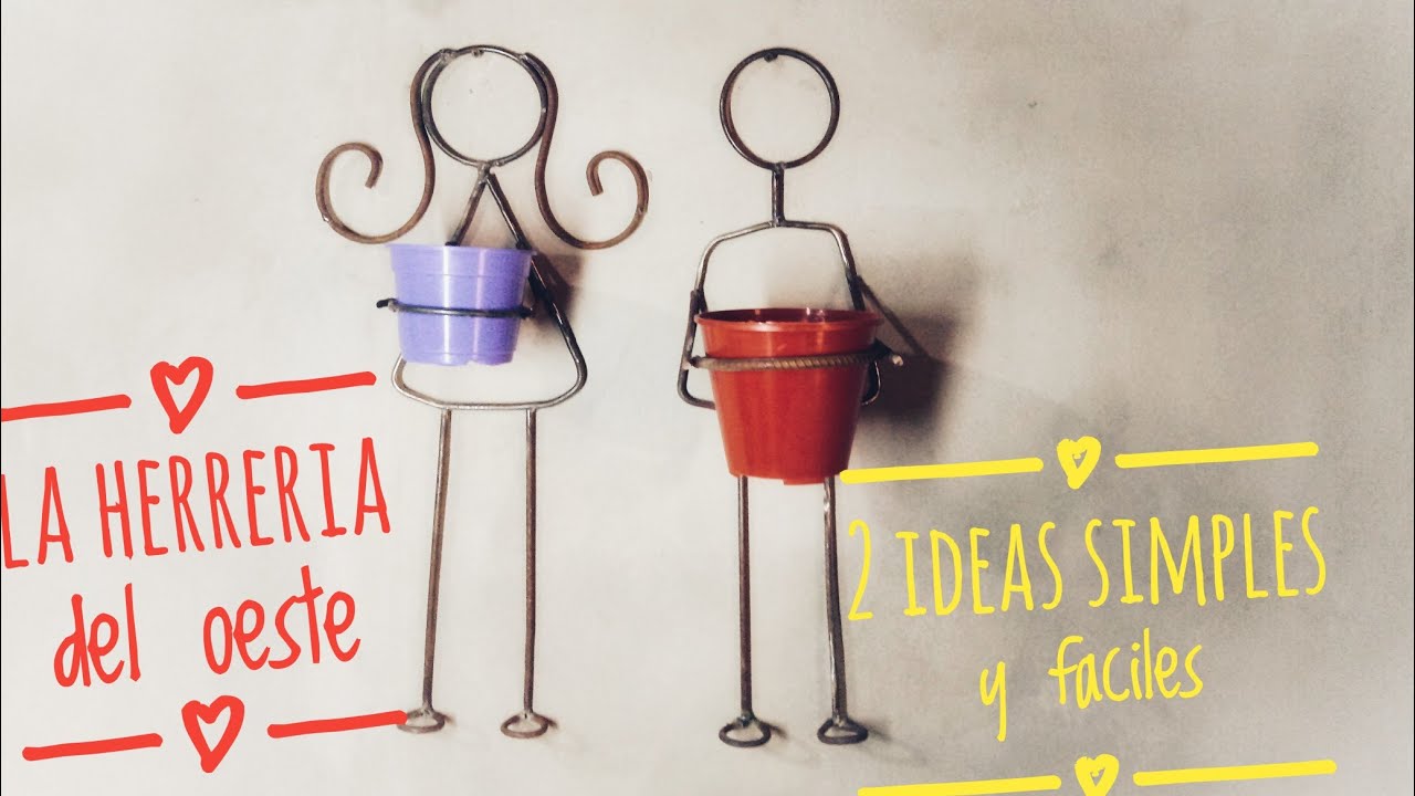 2 ideas simples y faciles. faça você mesmo. How to make #herreria #diy #laherreriadeloeste #tutaller