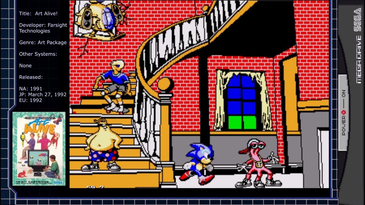 Art Alive! Review | Sega Mega Drive / Genesis A-Z Review / Lets Play #26 |
