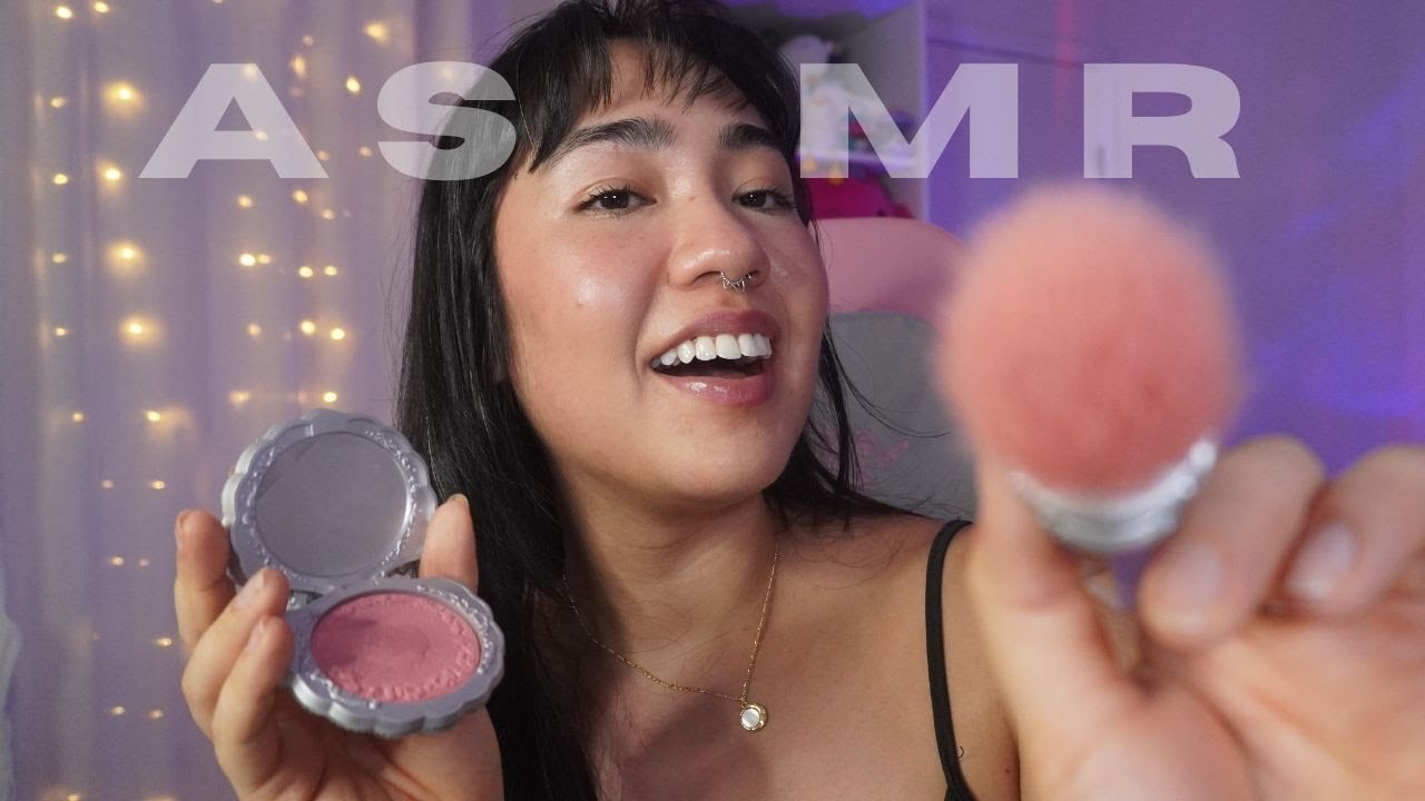 ASMR Doing Your Summer Makeup (fast and a bit aggressive)