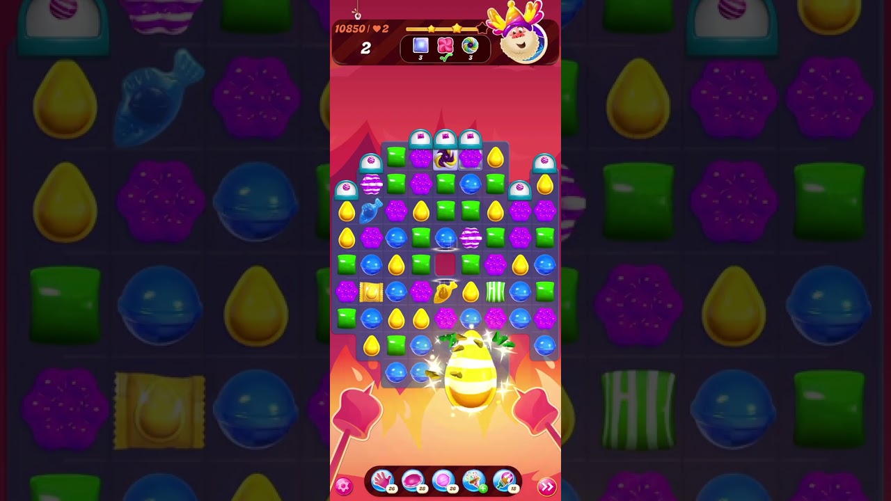 Candy Crush Saga Уровень 10850