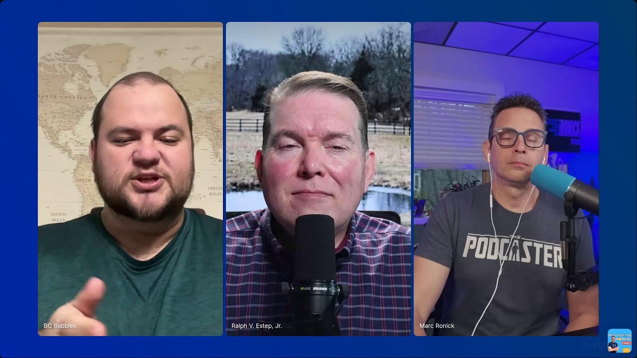 Podcasting Tips, Tools, and Advice for Creators | Podcasting Morning Chat LIVE