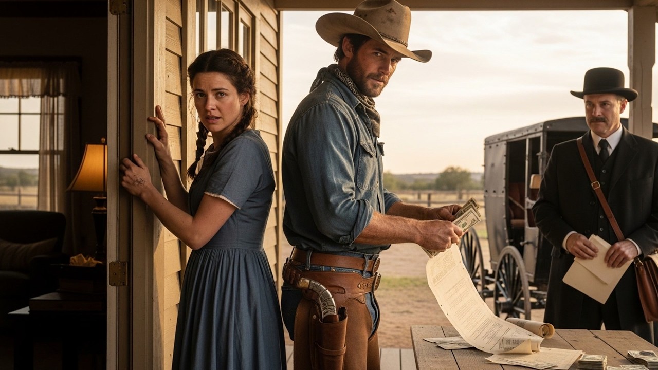 The Banker Was Foreclosing On Her Home, A Cowboy Walked In With Cash And Tore Up The Papers