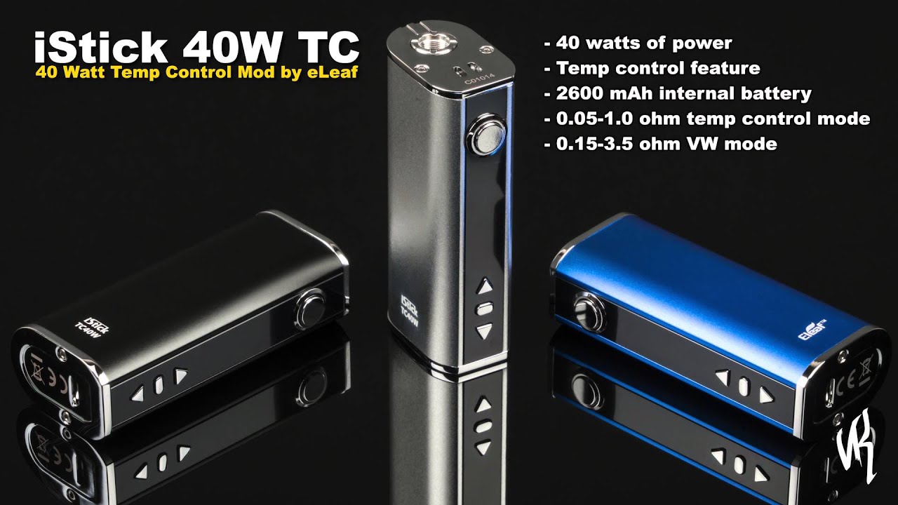 e-Leaf iStick 40 Watt Temperature Control Box Mod