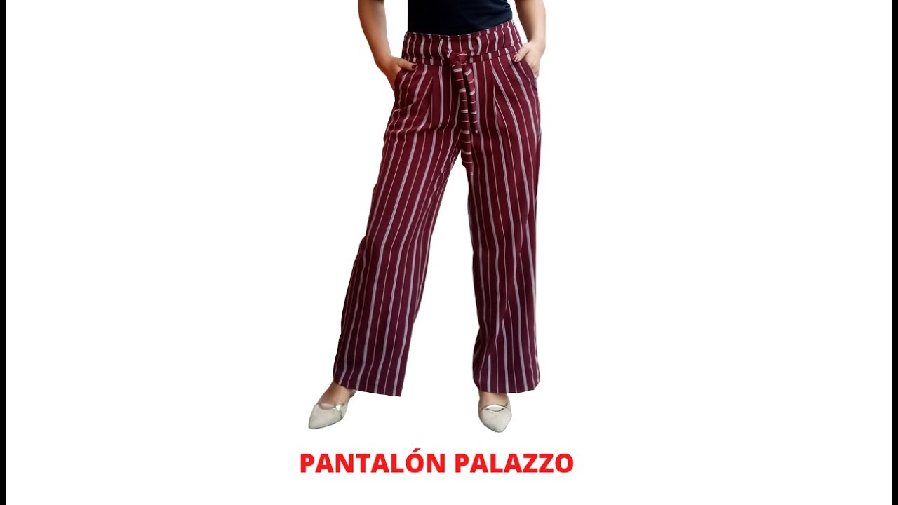 PANTALÓN PALAZZO/Cómo hacer/Paso a paso/Corte y confección