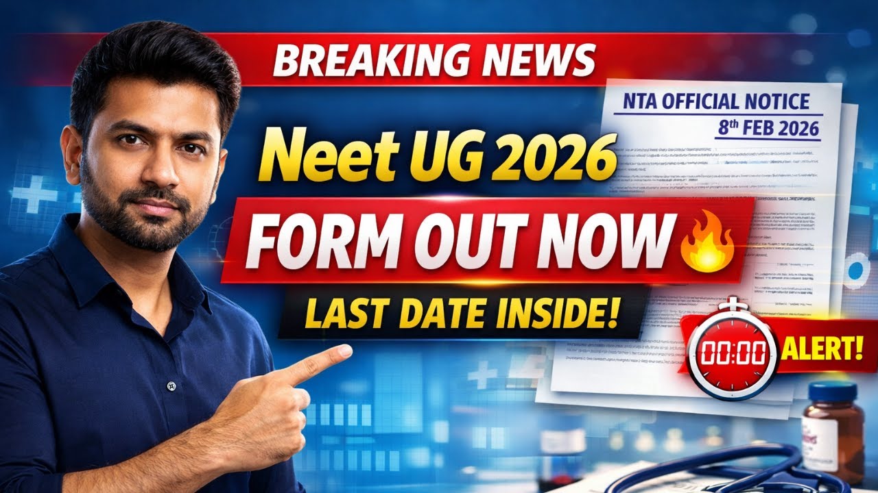 NEET UG 2026 Registration Started 🔥 Official Dates, Fees, Exam Details | NTA Latest Update