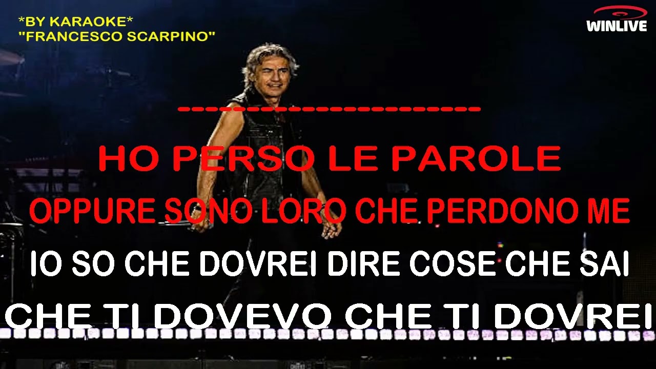 Karaoke - LIGABUE  (HO PERSO LE PAROLE)