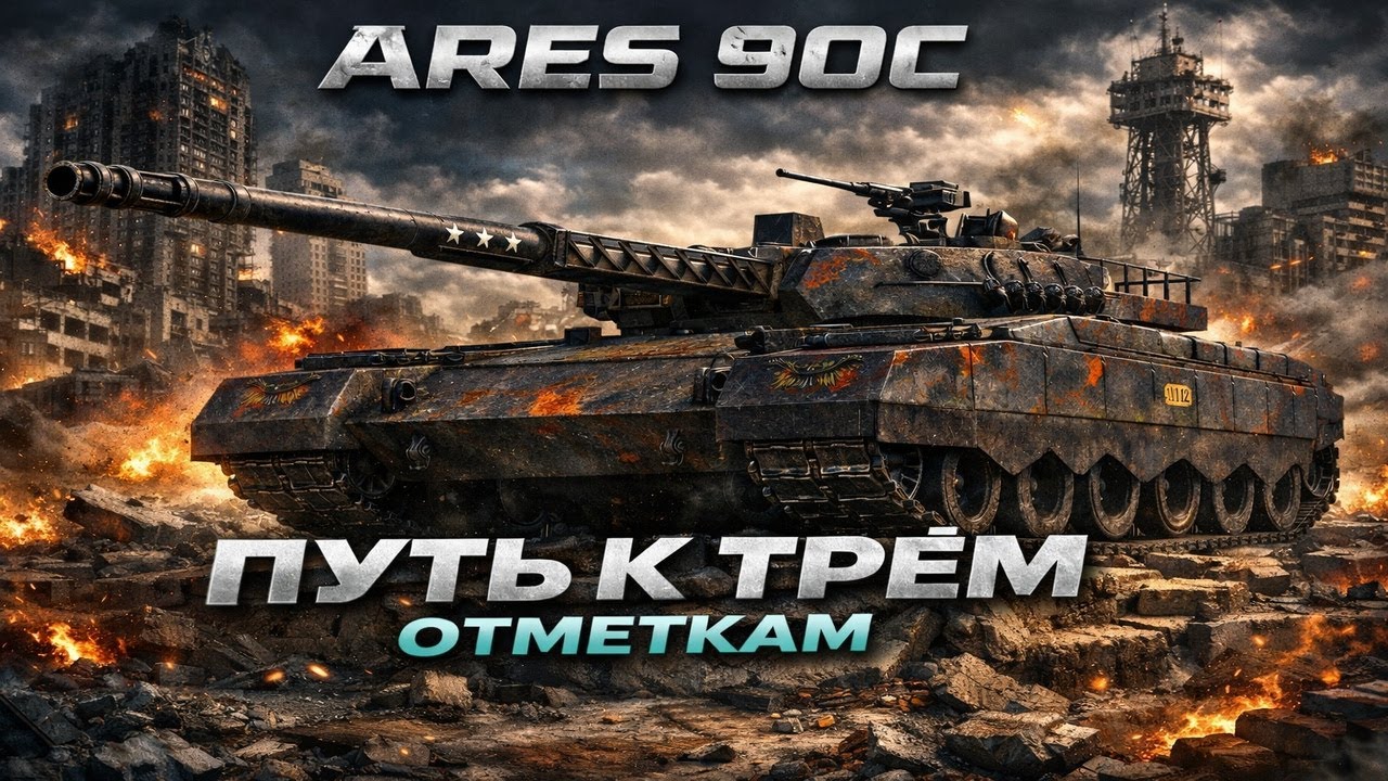 ARES 90C – САМЫЙ ТОКСИЧНЫЙ ТАНК В ИГРЕ?! ТРИ ОТМЕТКИ НА САМОМ ИМБОВОМ ТАНКЕ В ИГРЕ WOT #4