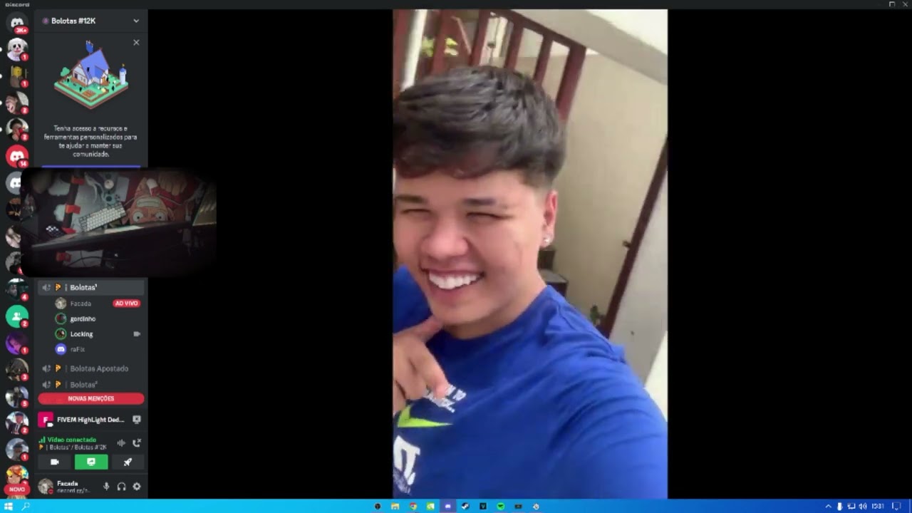 LOCKING FICOU EM CALL COM O FACADA E QUASE FOI NA B1QUEIR4