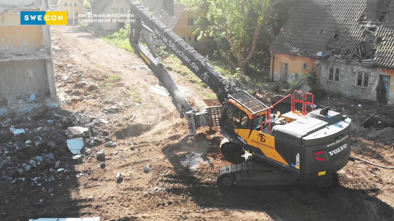Volvo EC380EHR..Abbruch leicht gemacht mit dem Volvo EC380EHR & EC250E von SBucher