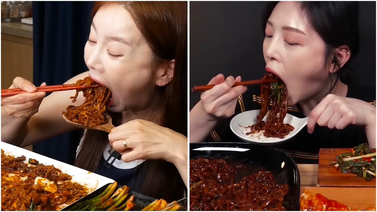 EXTREMELY HUNGRY MUKBANGERS ‼️ (HUGE Bites)