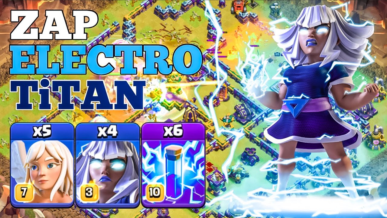 TH15 ZAP Electro Titan Attack | Crush Your Opponents in CWL with this Attack Strategy