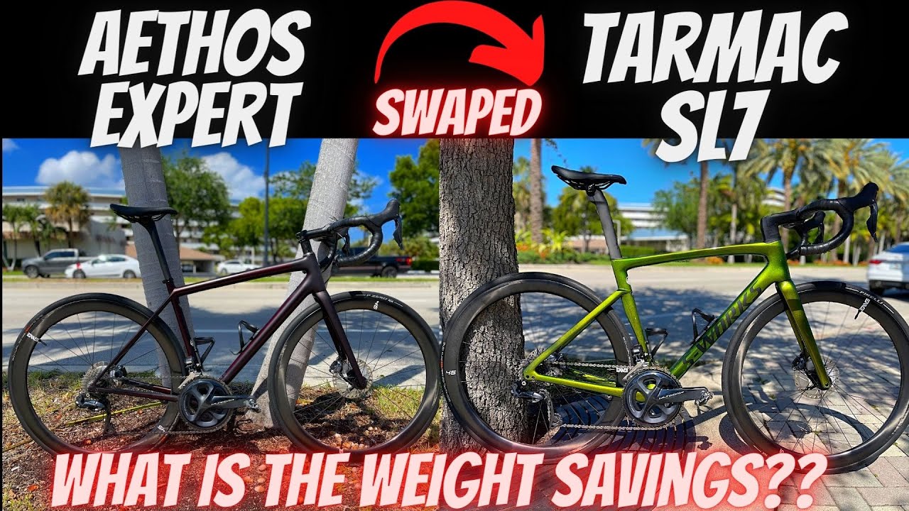 От Specialized Aethos Expert до S-Works Tarmac SL7 *В чем экономия веса?* Сборка с заменой рамы