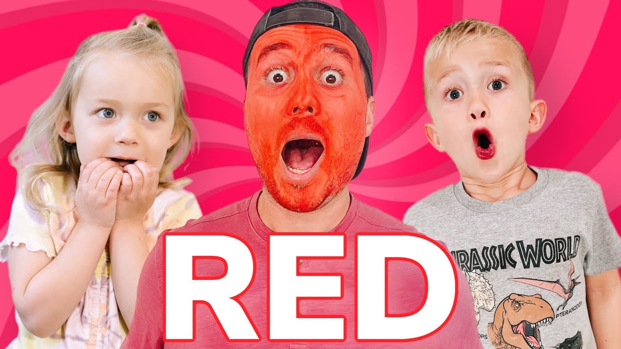 Why did dad turn RED?!? Too much CANDY & CHIPS!