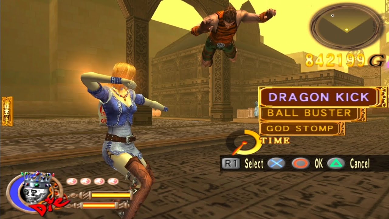 GOD HAND SATISFACTION OLIVIA TEST MOVE DEATH SHUDDER KMS YEZ DAMAGE HARD GAMEPLAY