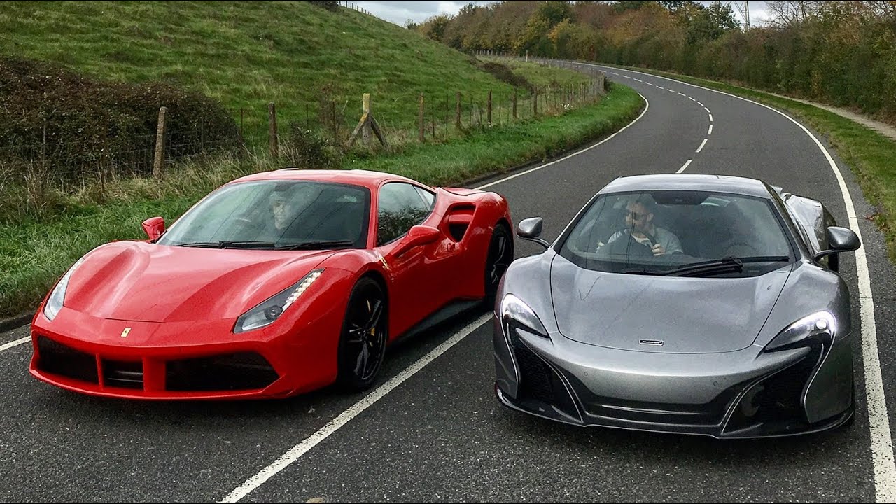 MCLAREN 650S TAKES ON FERRARI 488 - FULL ROAD TEST