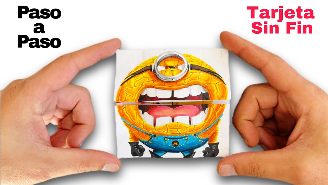 TUTORIAL Tarjeta sin fin de MI VILLANO FAVORITO 4 (TARJETA INFINITA) paso a paso | Never Ending Card