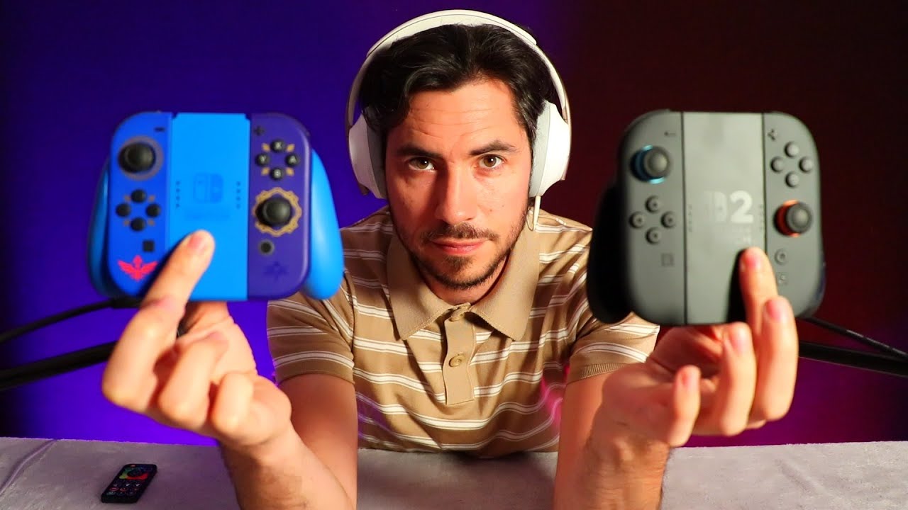 ASMR Joycons Switch 1 VS Joycons Switch 2