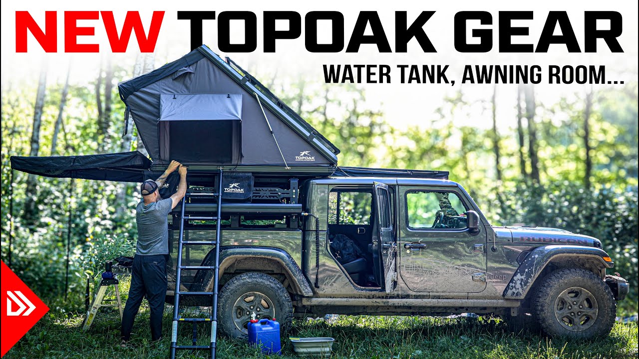 Testing New TopOak Gear — Water Tank, Awning Room & Bracket Kit