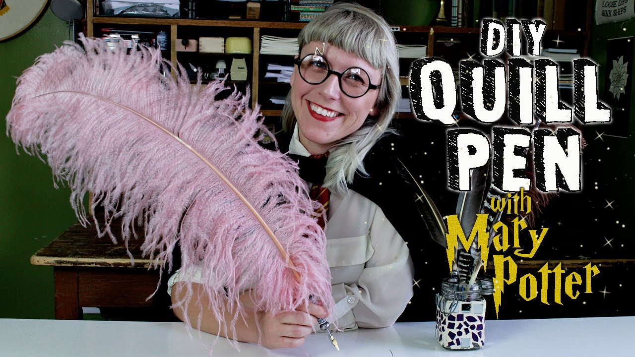 ZUCKER® DIY Feather Quill Pen | DIY with Feathers, Crafting, Parties & More!