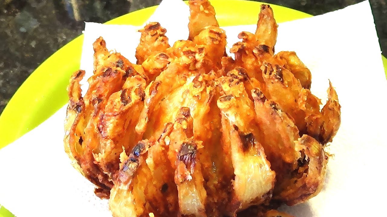 Flor de CEBOLLA FRITA🌶🌶 receta FACIL!!2018//🌶🌶