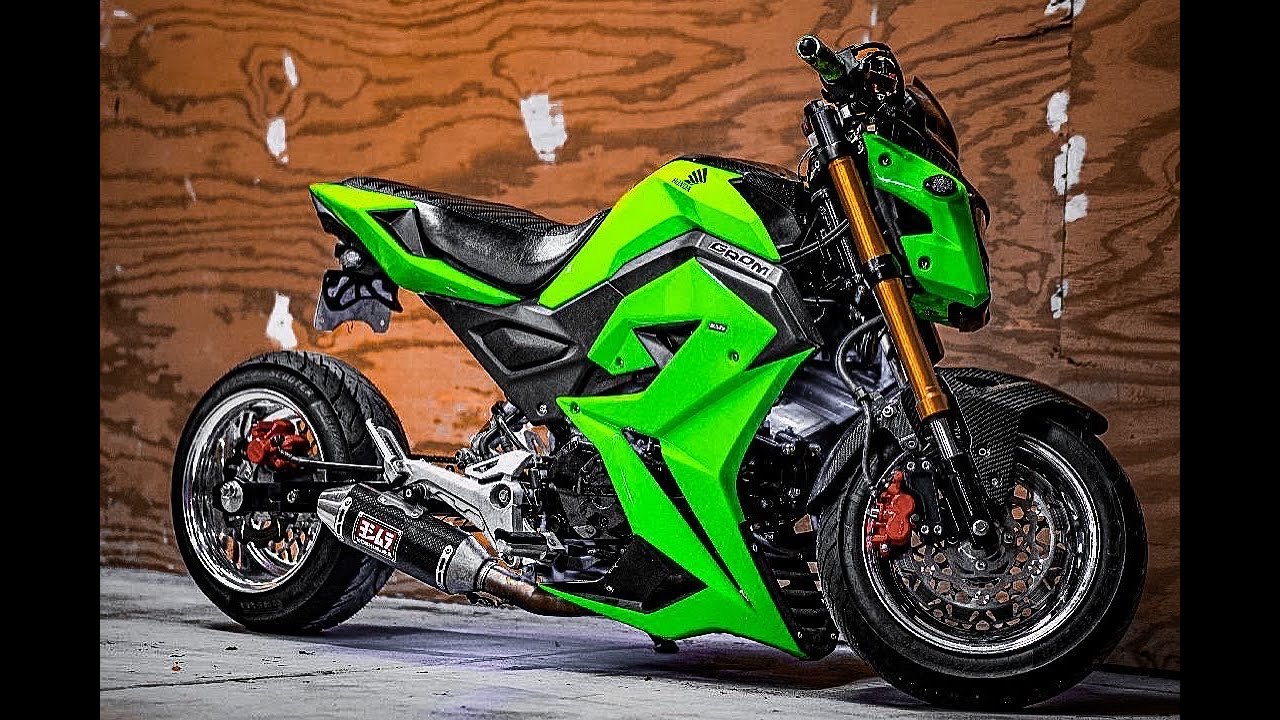Honda Grom Carbon Fiber Headlight Cover Install