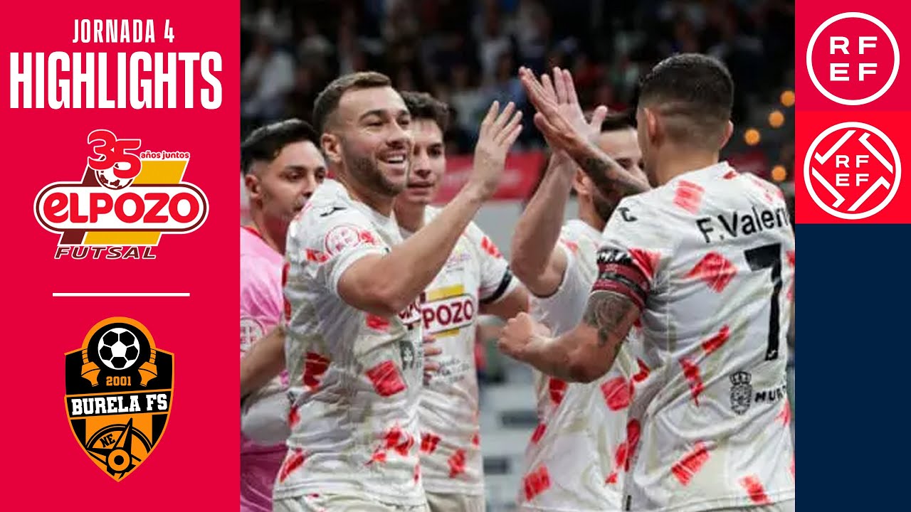Resumen #PrimeraDivisiónFS | ElPozo Murcia Costa Cálida 4-1 Pescados Rubén Burela | Jornada 4