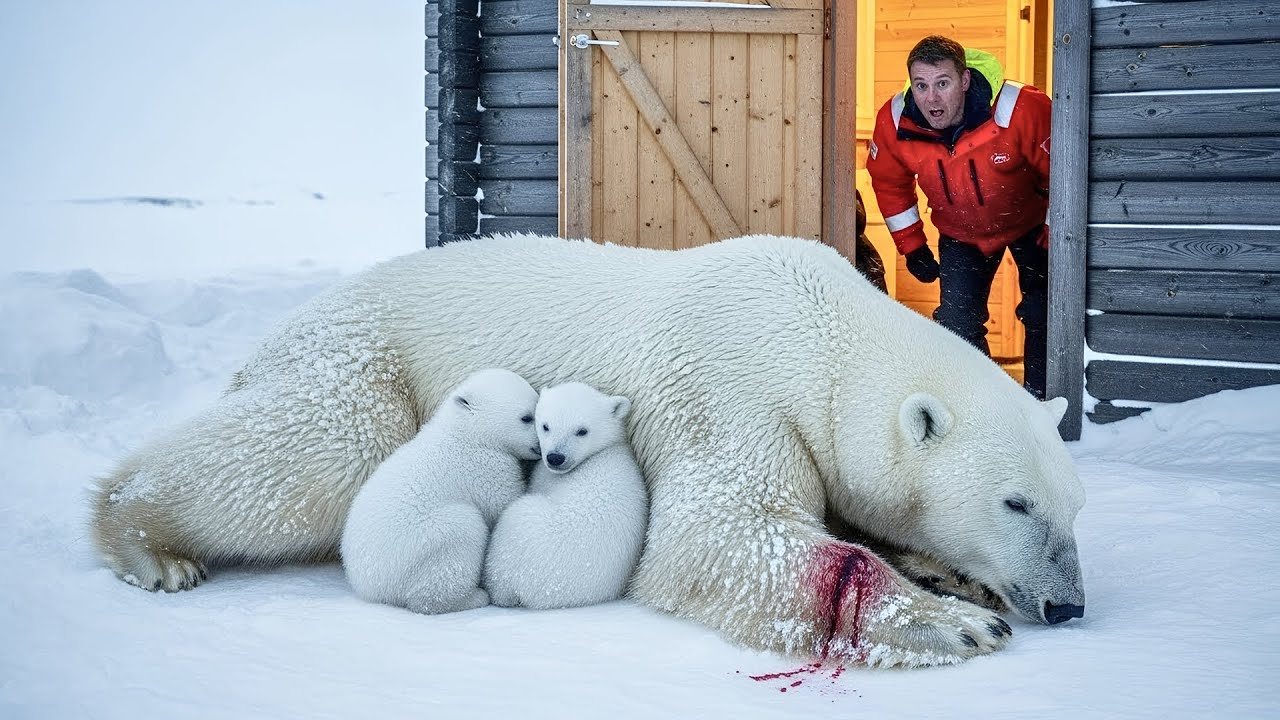 Two Freezing Polar Bear Cubs and Their Injured Mother — and Human Help | Animal Rescue Short Film