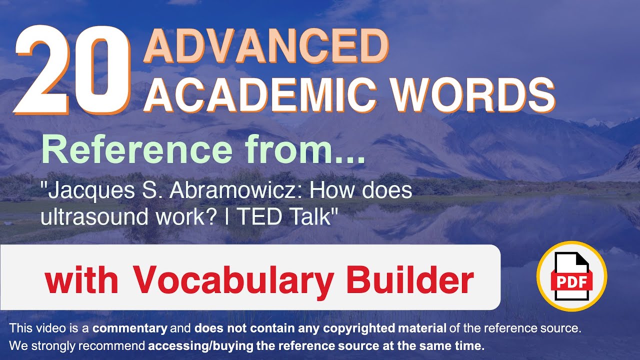 20 Advanced Academic Words Ref from 