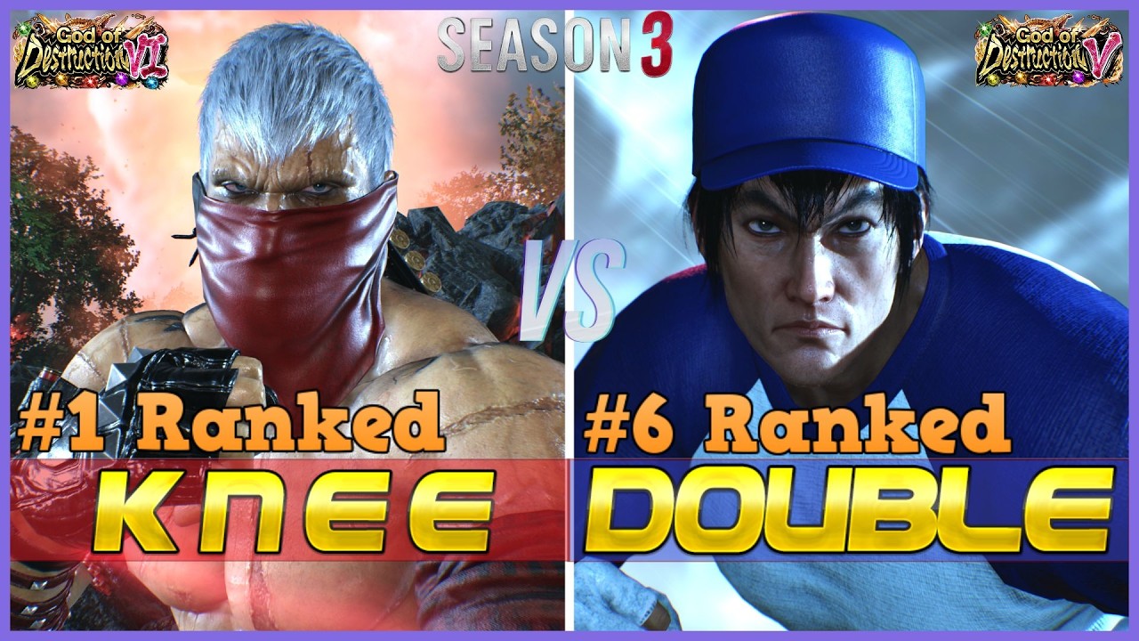 T8 S3 ▰ KNEE (#1 Ranked Bryan) Vs DOUBLE (#6 Ranked Law) ▰ Tekken 8 High Level Gameplay