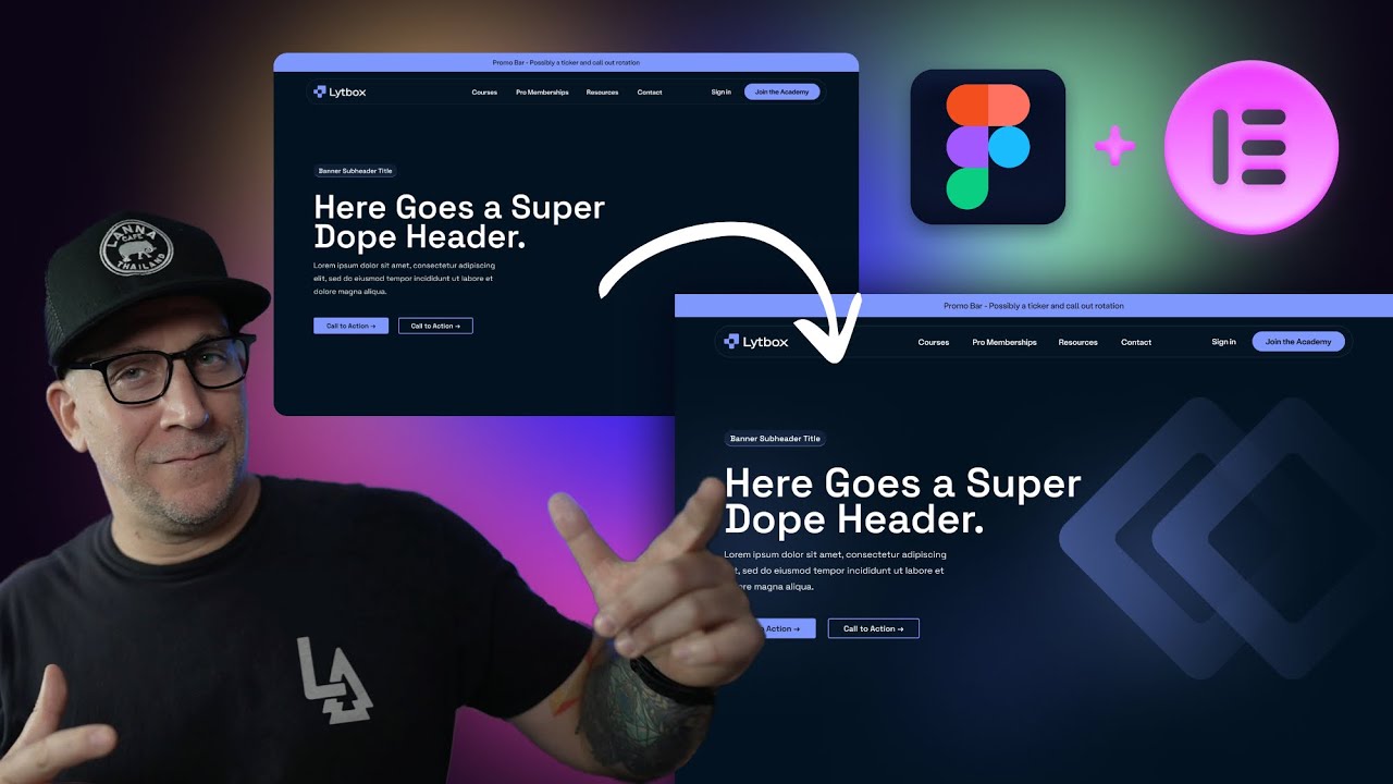 Designing Banner Graphics in Figma for Elementor Websites