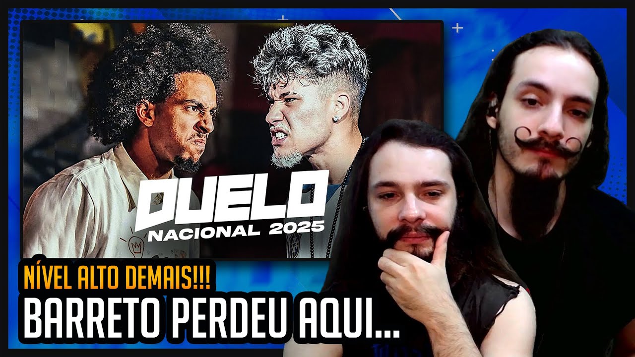 M&Uacute;SICOS REAGEM as MELHORES RIMAS do NACIONAL de 2025 | React batalha de rima