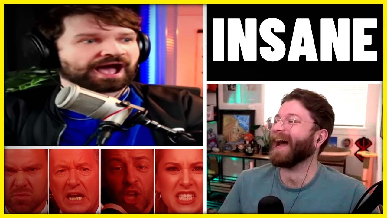 Best Moments Of Vaush Reacting To Destiny's 1v4 Debate