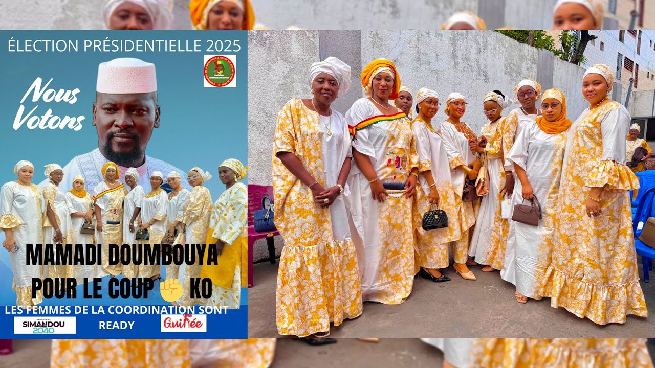 #infos15rdc Élections en GUINÉE : MADINE bijou Diop lance la précampagne à KINSHASA 
