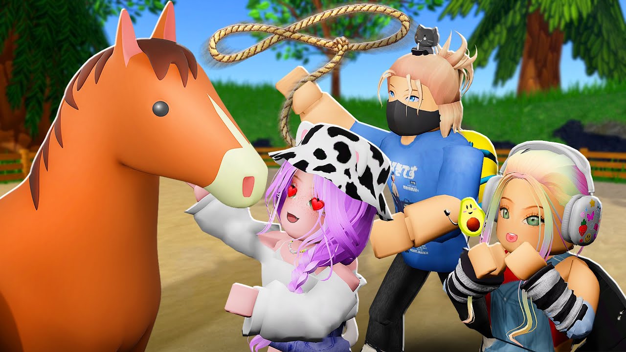 ЗАВЕЛА СЕБЕ ЛОШАДОК! Roblox Wild Horse Islands