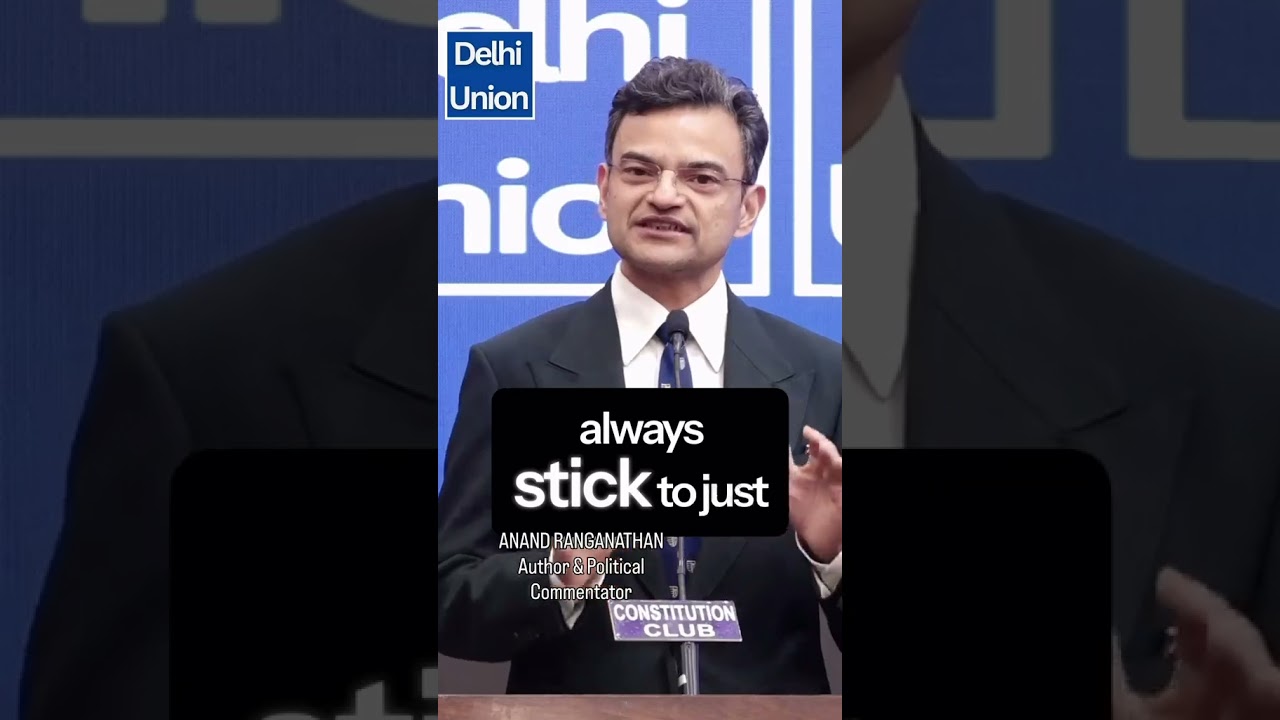 &ldquo;One must stick to just the facts, not opinions.&rdquo; - Anand Ranganathan at election debate. Out now!