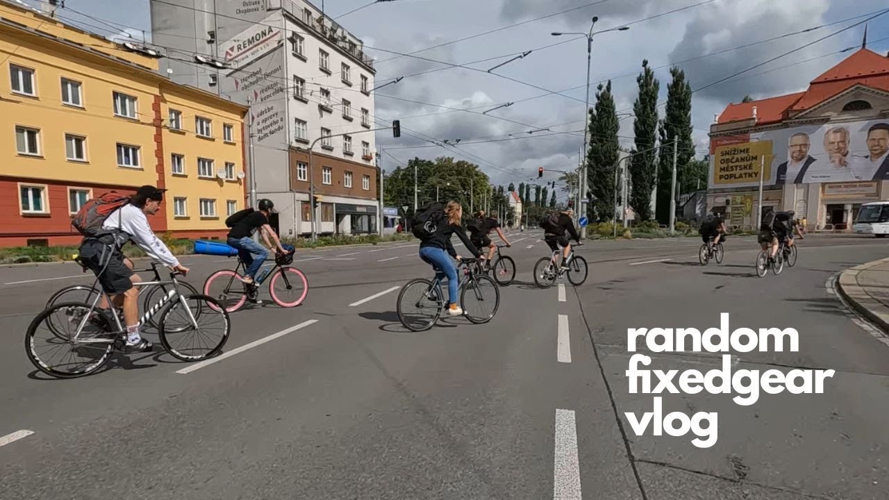P* Wagon AlleyCat Race Ostrava 2022 | Random Fixed Gear Vlog