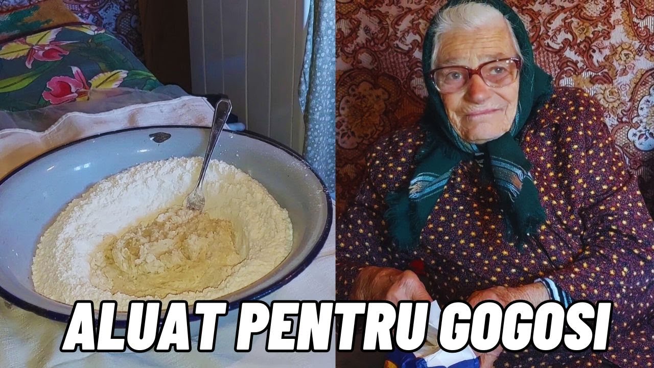 Bunica face aluat pentru gogoși. Rețeta bunicii.